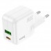 Зарядное устройство 2 порта Hoco C111A блок питания USB + Type-C 30W