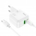 Зарядное устройство Hoco C111A 2 порта USB A + C 30W с кабелем type-C