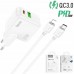 Зарядное набор блок Hoco C111A 2 порта USB A + C 30 Вт и кабель type-C - Lightning