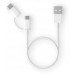 Кабель ZMI AL501 2-в-1 USB to Micro и Type-C белый