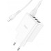 Зарядное устройство HOCO C102A 4 порта USB - выхода с кабелем Lightning
