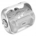 Наушники Hoco EW55 Trendy true wireless BT gaming headset silver BT5.3 серебристые
