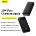 Внешняя батарея - портативный аккумулятор BASEUS Bipow Digital Display 20000mAh 20W (PPDML-M01) черный