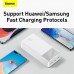 Внешний аккумулятор BASEUS Bipow Digital Display 30000mAh (PPDML-N02) белый