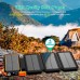 Внешний аккумулятор на солнечной панели 20000mAh PN-W12Pro Solar Power bank