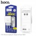 Зарядное устройство - набор с кабелем Hoco Glorious C72A + Type-C 1USB белое