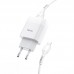 Зарядное устройство - набор с кабелем для iPhone (Lightning) - Hoco Glorious C73A 2USB