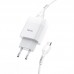 Набор зарядный с кабелем Hoco Micro-USB Glorious C73A белый 6931474713063