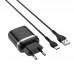 Адаптер сетевой HOCO Type-C cable Smart FCP/AFC C12Q |1USB, 3A, 18W, QC3.0|