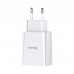Зарядное устройство BASEUS Speed Mini Dual U Charger 10.5W 2 выхода (CCFS-R02) белое