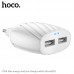Блок сетевой адаптер питания HOCO C78A Max energy набор с кабелем Micro USB белый