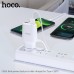 Зарядное устройство HOCO Real power C82A встроенный кабель Type-C и 2 юсб черное