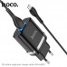 Зарядное устройство HOCO Micro USB cable Ardent charger set N1 1 юсб выход комплект белый