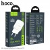 Адаптер сетевой HOCO Aspiring dual port charger  N4 |2USB, 2.4A| (Safety Certified)
