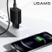 Зарядный адаптер блок сетевой USAMS T35 Fast Charger US-CC121 2 порта 20 Вт черный