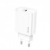 Зарядное устройство быстрое USAMS T39 Single Port US-CC131 1Type-C 20W белое