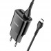Блок питания и кабель HOCO C88A Type-C Cable Star round dual port charger set белый