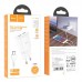 Блок питания и кабель HOCO C88A Type-C Cable Star round dual port charger set белый