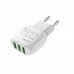 Блок - зарядное устройство 3 порта USB - LDNIO A3315 Micro USB кабель набор белый