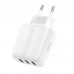 Зарядное устройство 3 выхода HOCO N15 Amazing three-port charger 3USB 3.4A блок белый