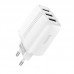 Зарядное устройство 3 выхода HOCO N15 Amazing three-port charger 3USB 3.4A блок белый