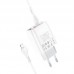 Блок зарядный набор HOCO Easy charge C93A Lightning cable 3USB белый