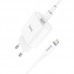 Зарядный набор - адаптер сетевой HOCO Metro charger set C94A с кабелем Type-C to Lightning