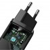 Зарядное устройство BASEUS GaN2 Lite Quick Charger 2 порта USB + Type-C 65W (CCGAN2L-B01) черное