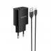Адаптер сетевой BOROFONE Micro USB Cable Powerway dual port charger set BA53A |2USB, 2.1A|