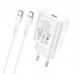 Адаптер сетевой HOCO Type-C to Type-C Cable Jetta charger set N22 25W белый