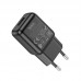 Зарядный блок - адаптер сетевой HOCO single port charger C96A 1USB 2.1A черный
