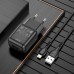 Зарядный блок - адаптер сетевой HOCO single port charger C96A 1USB 2.1A черный