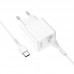 Зарядный комплект HOCO C98A Type-C cable Proton 1USB 18W белый