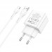 Зарядный комплект HOCO C98A Type-C cable Proton 1USB 18W белый