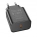 Адаптер сетевой BOROFONE Power single port charger BA71A 1Type-C 20W черный