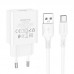 Блок питания и кабель BOROFONE BA74A Aspirer single port charger set Type-C белые