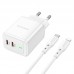 Зарядное устройство BOROFONE Type-C to Lightning  Reacher BN9 2Type-C 35W белое