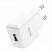 Зарядное устройство HOCO Leisure single port charger C106A блок адаптер белый