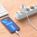 Комплект адаптер и кабель HOCO C106A Lightning Cable Leisure single port charger белый