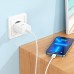 Зарядное устройство HOCO Stage single port C104A набор с кабелем Type-C to Lightning белый