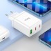Зарядное устройство 3 порта юсб HOCO Start three-port charger N33 35W Адаптер сетевой блок белый