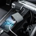 Зарядное удлинитель для авто Hoco Z35A Companheiro Front and Rear Seat Cigarette Lighter серый