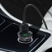 Адаптер автомобильный HOCO Micro USB cable Farsighted Z39 комплект черный