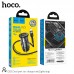 Адаптер автомобильный HOCO DZ3 2USB car charger + кабель Lightning  прозрачно черное