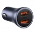 Авто зарядное BASEUS Golden Contactor Pro Dual Quick Charger 2USB 40W + Type-C кабель TZCCJD-A0G