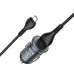 Адаптер автомобильный HOCO Micro USB Cable Mighty single port car charger Z43 |1USB, 3A, QC, 18W|