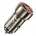 Адаптер автомобильный HOCO Z46A Blue whale car charger авто зу 2 выхода коричневое