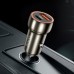 Адаптер автомобильный HOCO Z46A Blue whale car charger авто зу 2 выхода коричневое