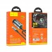 Адаптер автомобильный HOCO Lightning Cable car charger NZ7 1USB 20W серый