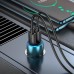 Адаптер автомобильный Type-C to Type-C Cable Tough dual port Z48 2 Type-C 40W brown